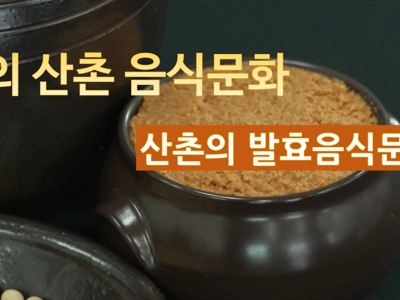 (강원의 산촌 음식문화)산촌의 발효음식문화 