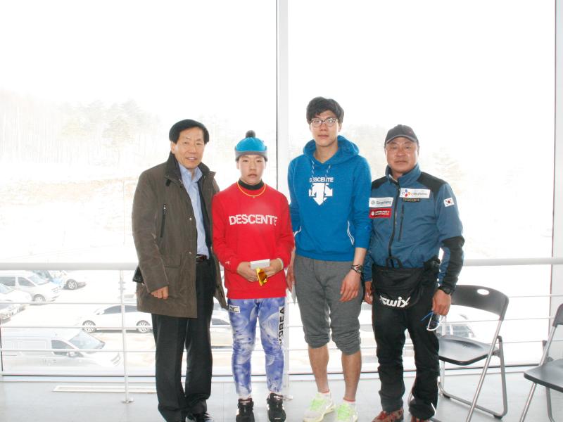 제95회 동계체전 선전기원 격려방문