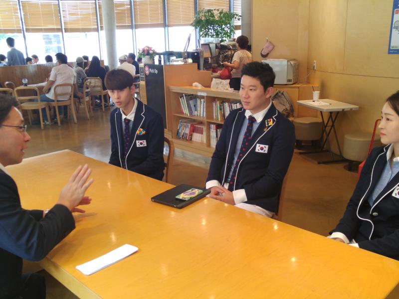 리우올림픽 출전 격려