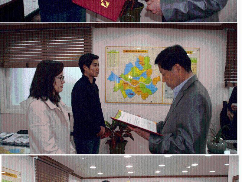 미래인재 지원금증서 수여식(4월)