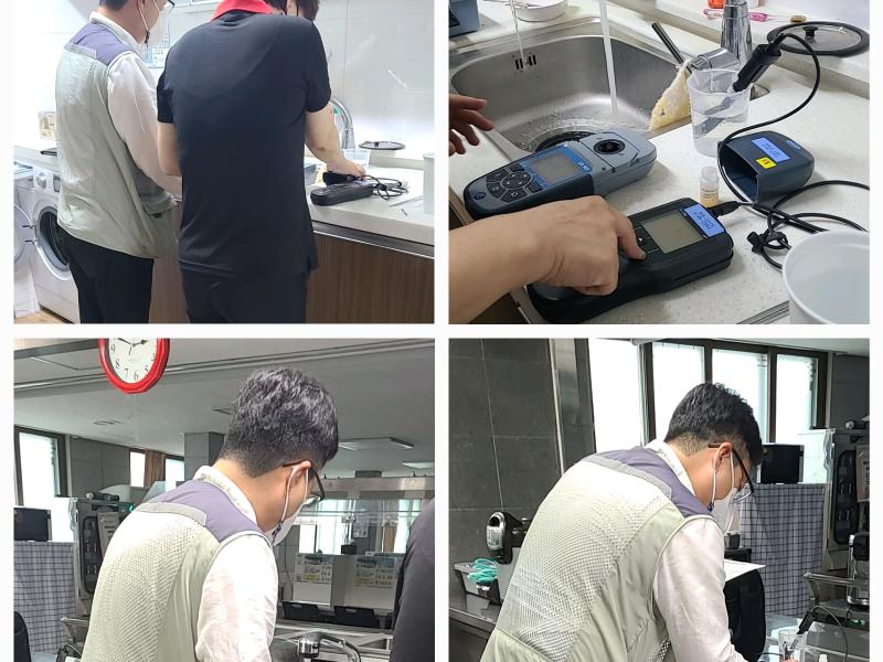 안심하고 음용할 수 있는 환경조성을 위한 2022년 도봉학사 수돗물 수질검사
