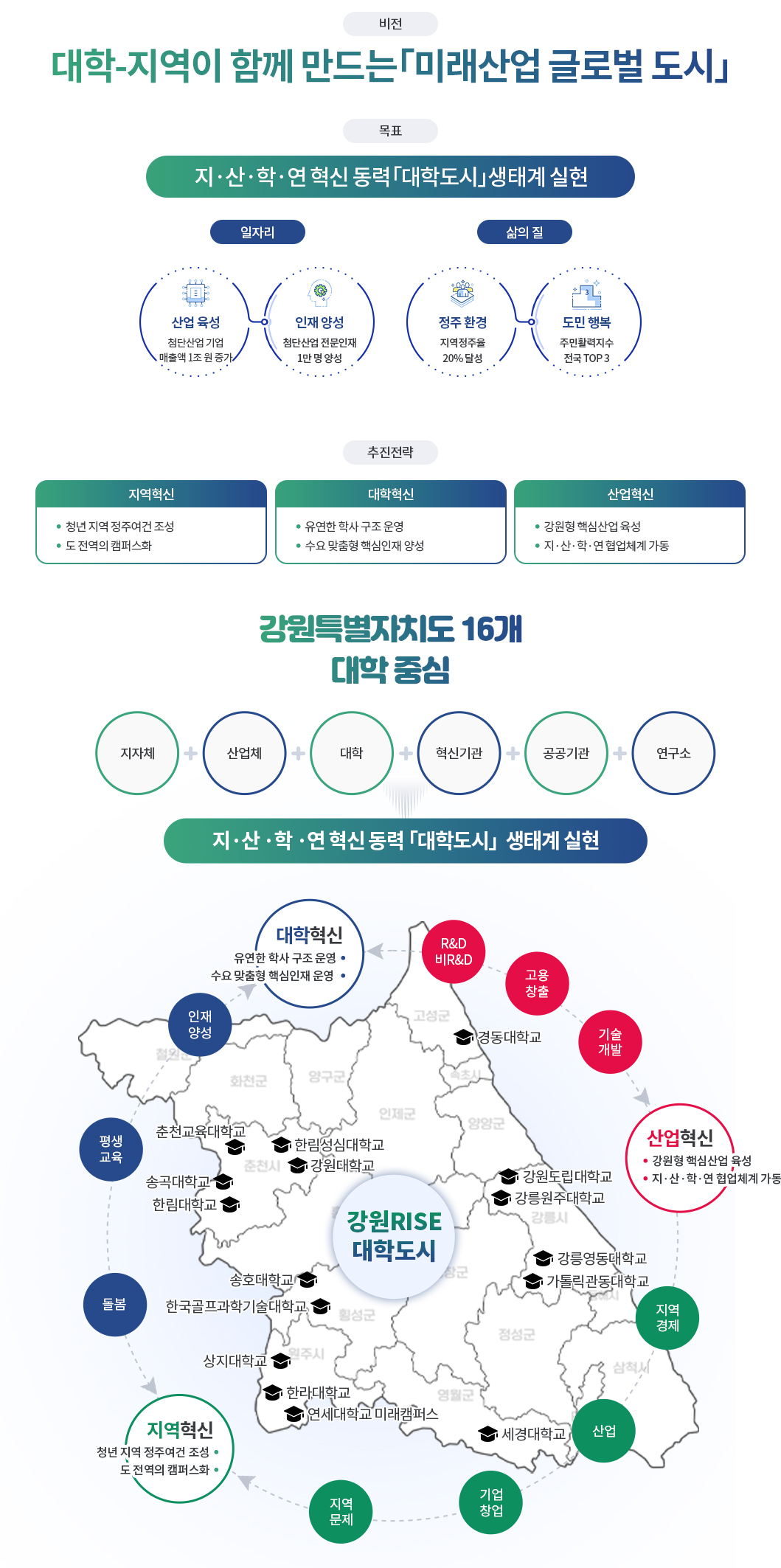 강원 RISE 비전 및 목적